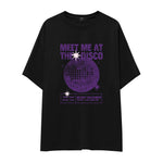 Meet Me At The Disco Oversize Tişört