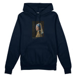 İnci Küpeli Kız Oversize Hoodie