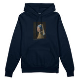 İnci Küpeli Kız Oversize Hoodie