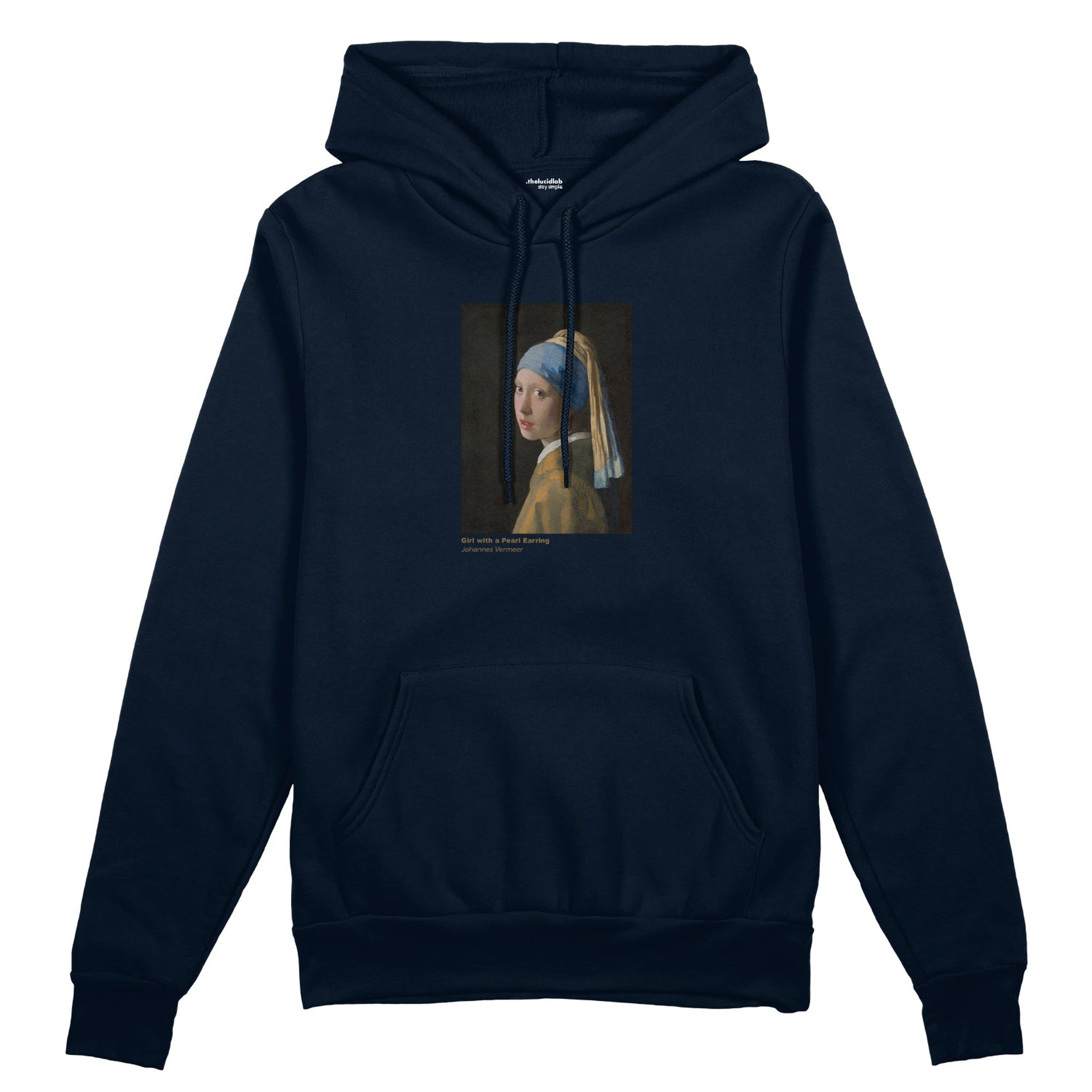 İnci Küpeli Kız Oversize Hoodie