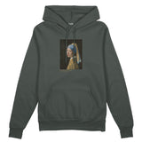 İnci Küpeli Kız Oversize Hoodie