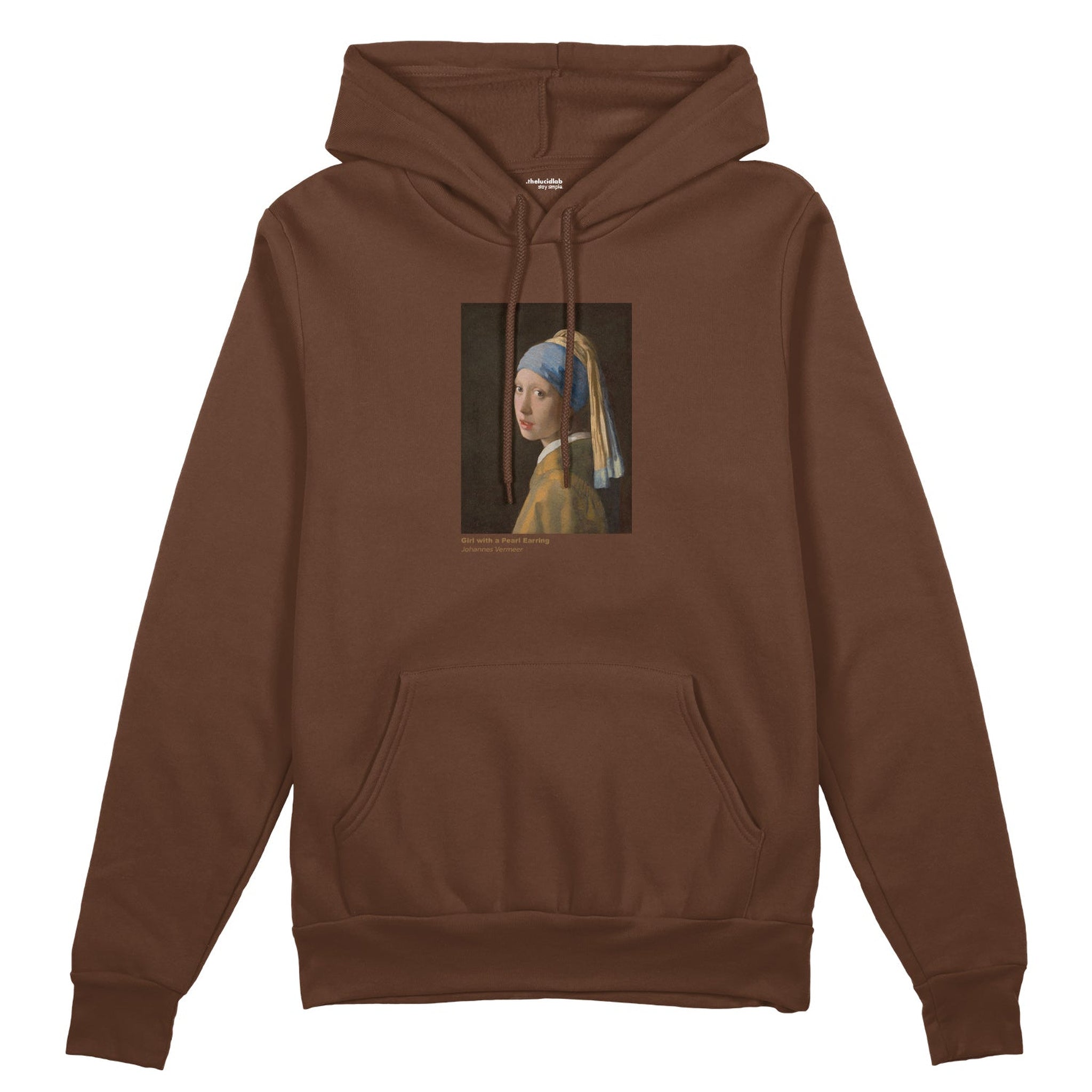İnci Küpeli Kız Oversize Hoodie