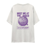 Meet Me At The Disco Oversize Tişört