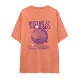 Meet Me At The Disco Oversize Tişört