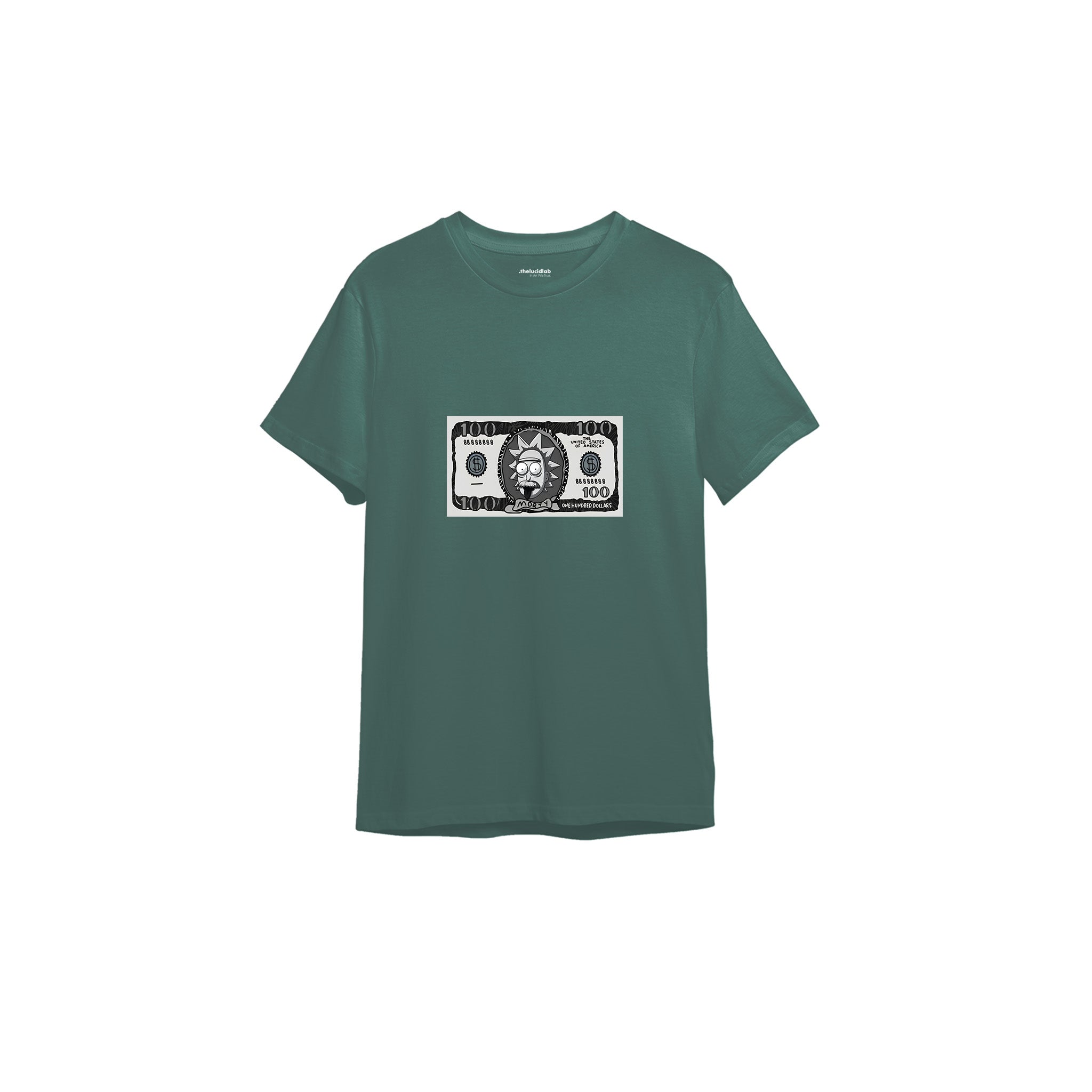 Morty Dollar Tişört — Yeşil
