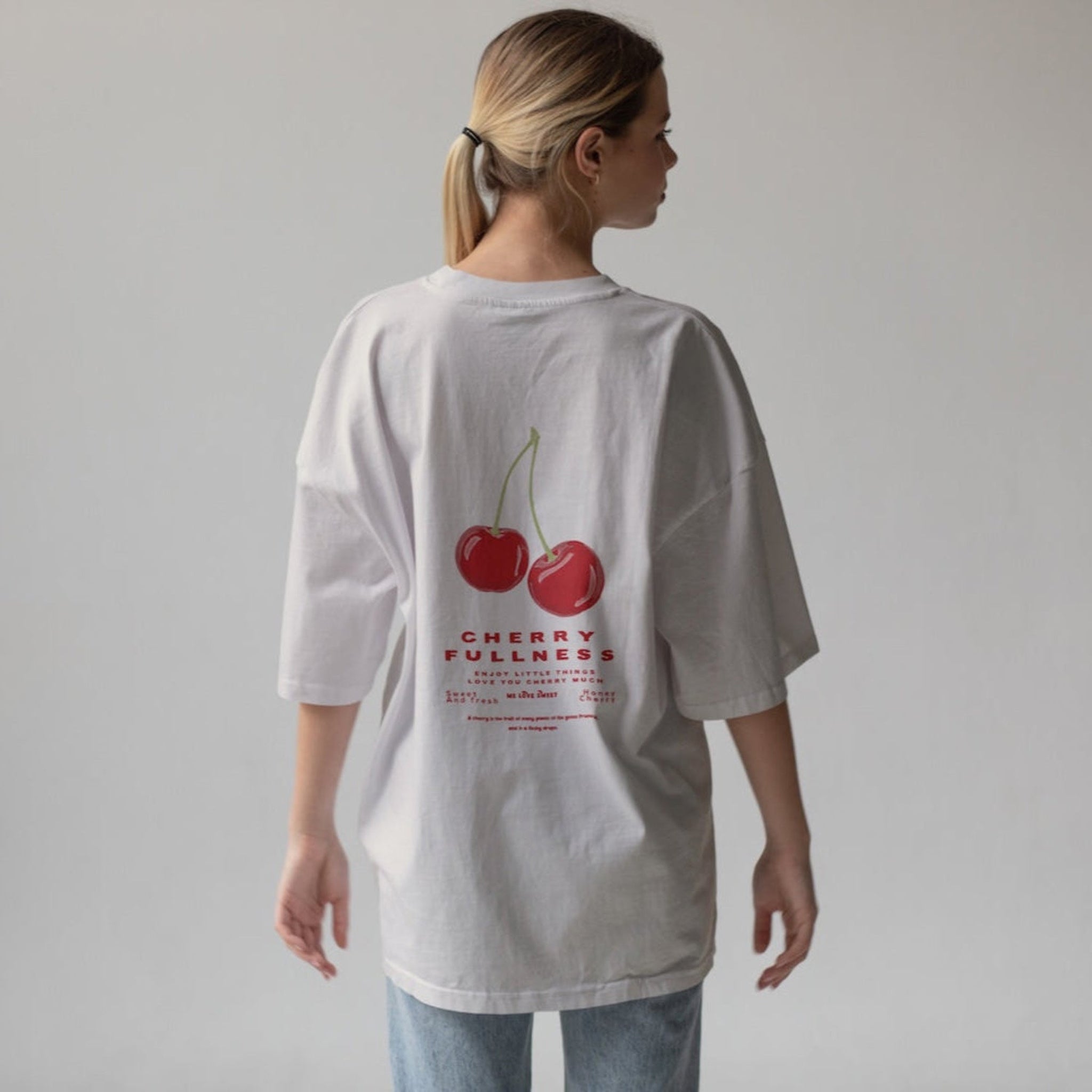 Cherry Mood Oversize Tişört