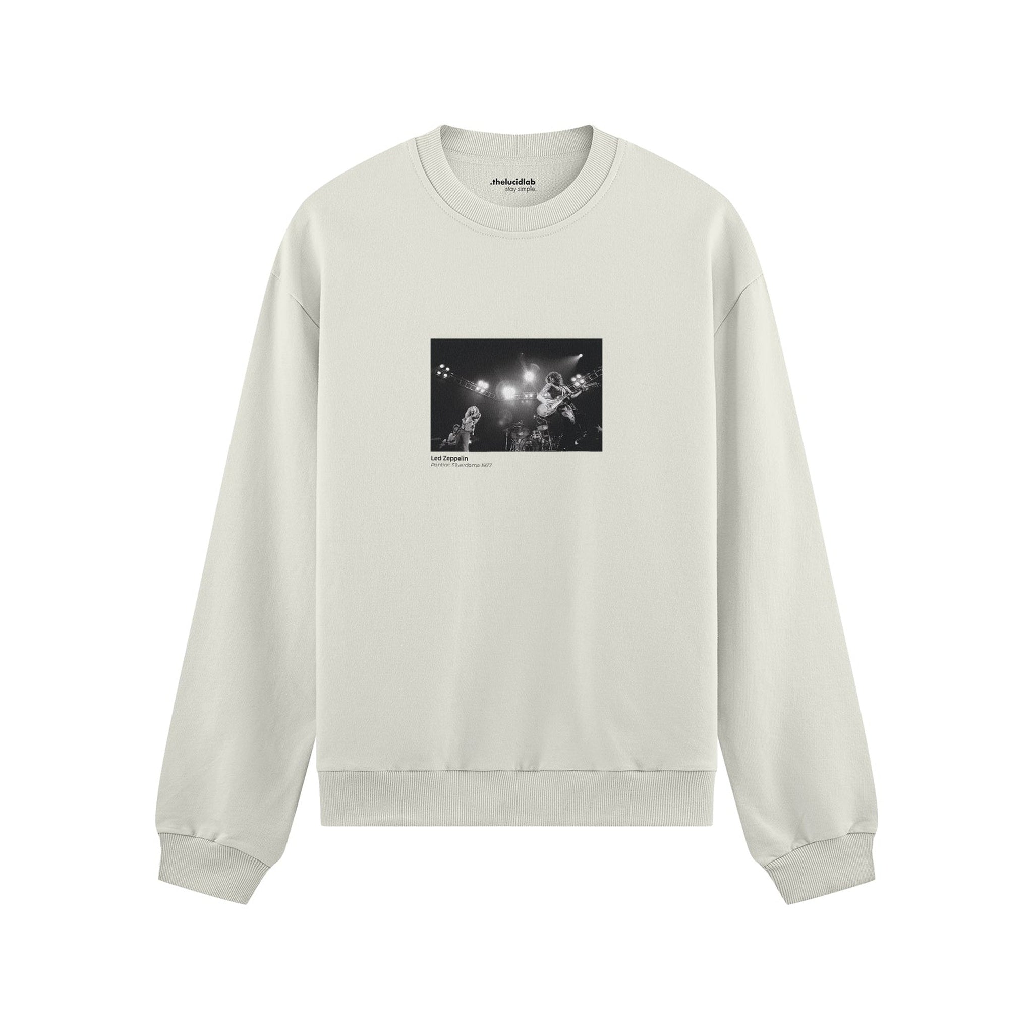 Led Zeppelin Pontiac Silverdome 1977 Oversize Sweatshirt