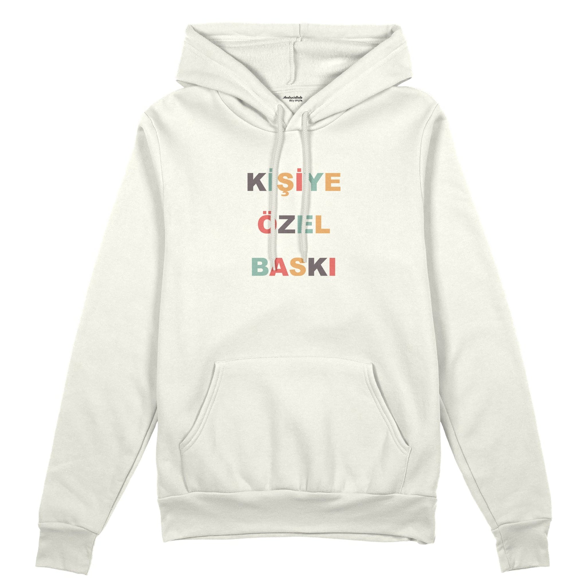 Kişiye Özel Baskılı Oversize Hoodie