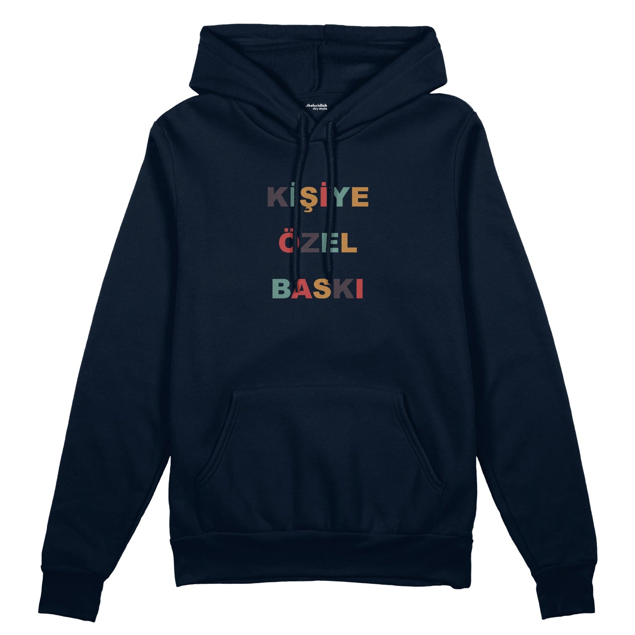 Kişiye Özel Baskılı Oversize Hoodie