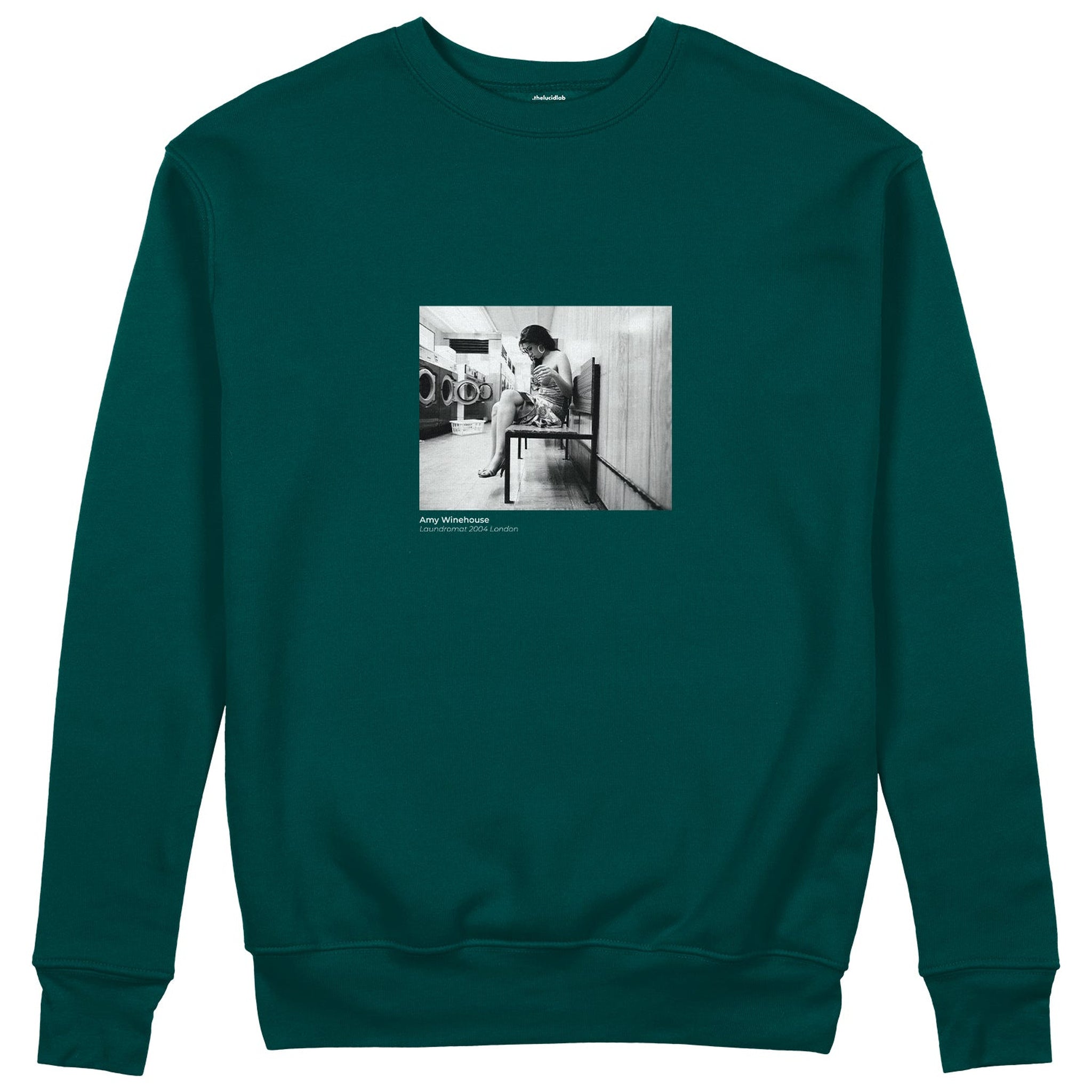 Amy Winehouse at the laundromat 2004 Sweatshirt