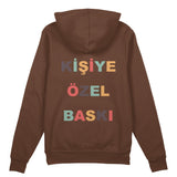Kişiye Özel Baskılı Oversize Hoodie