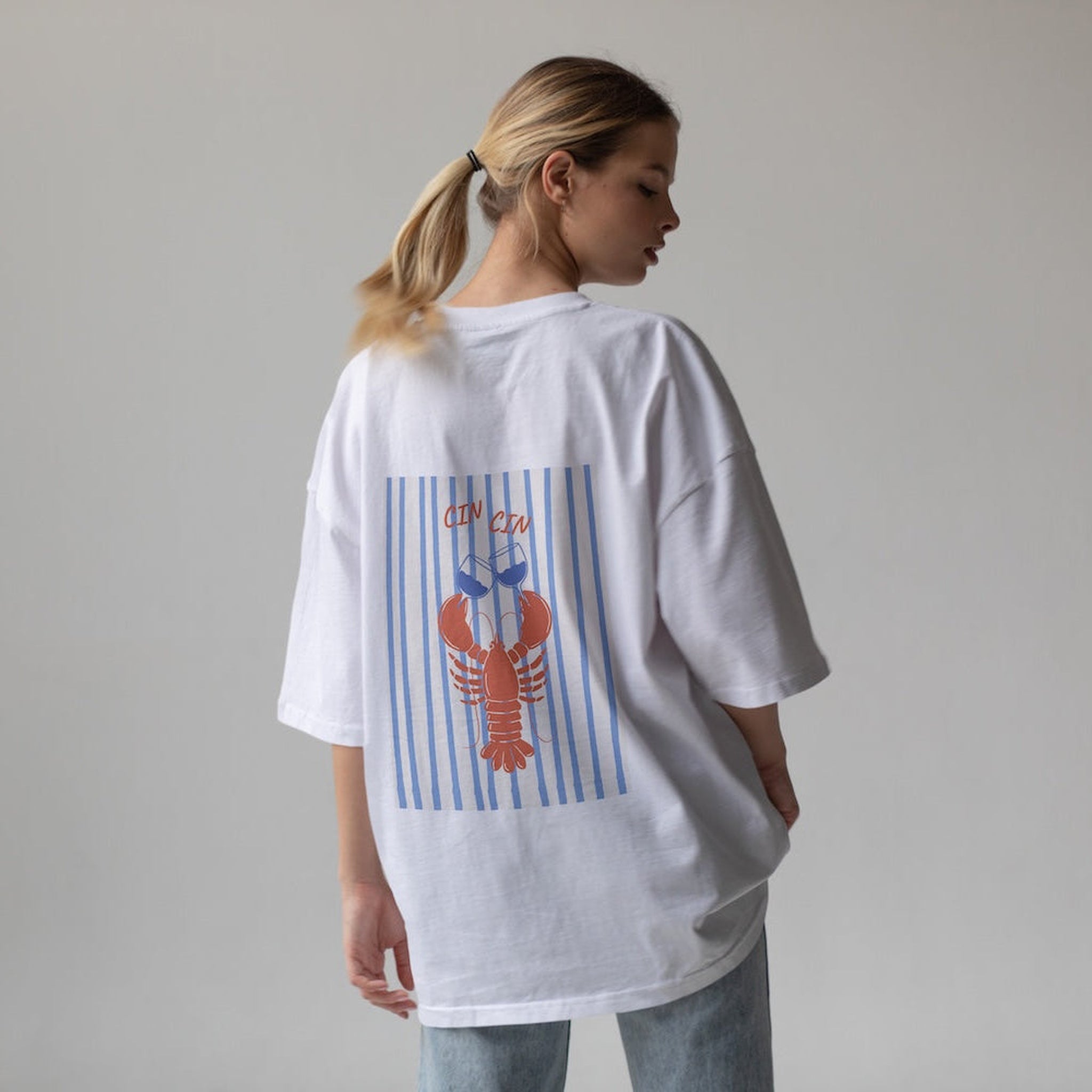 CIN CIN Oversize Tişört