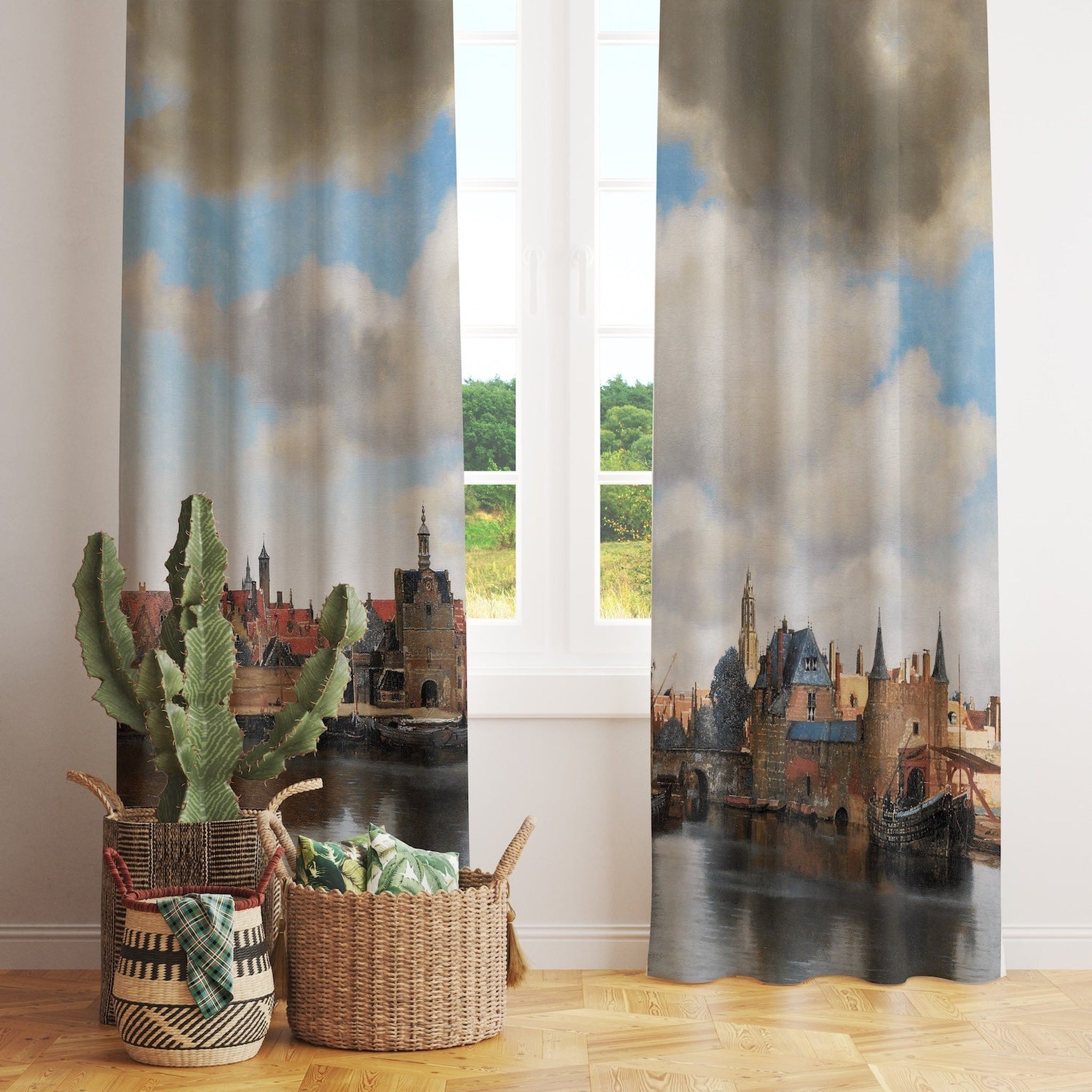 View of Delft Fon Perde