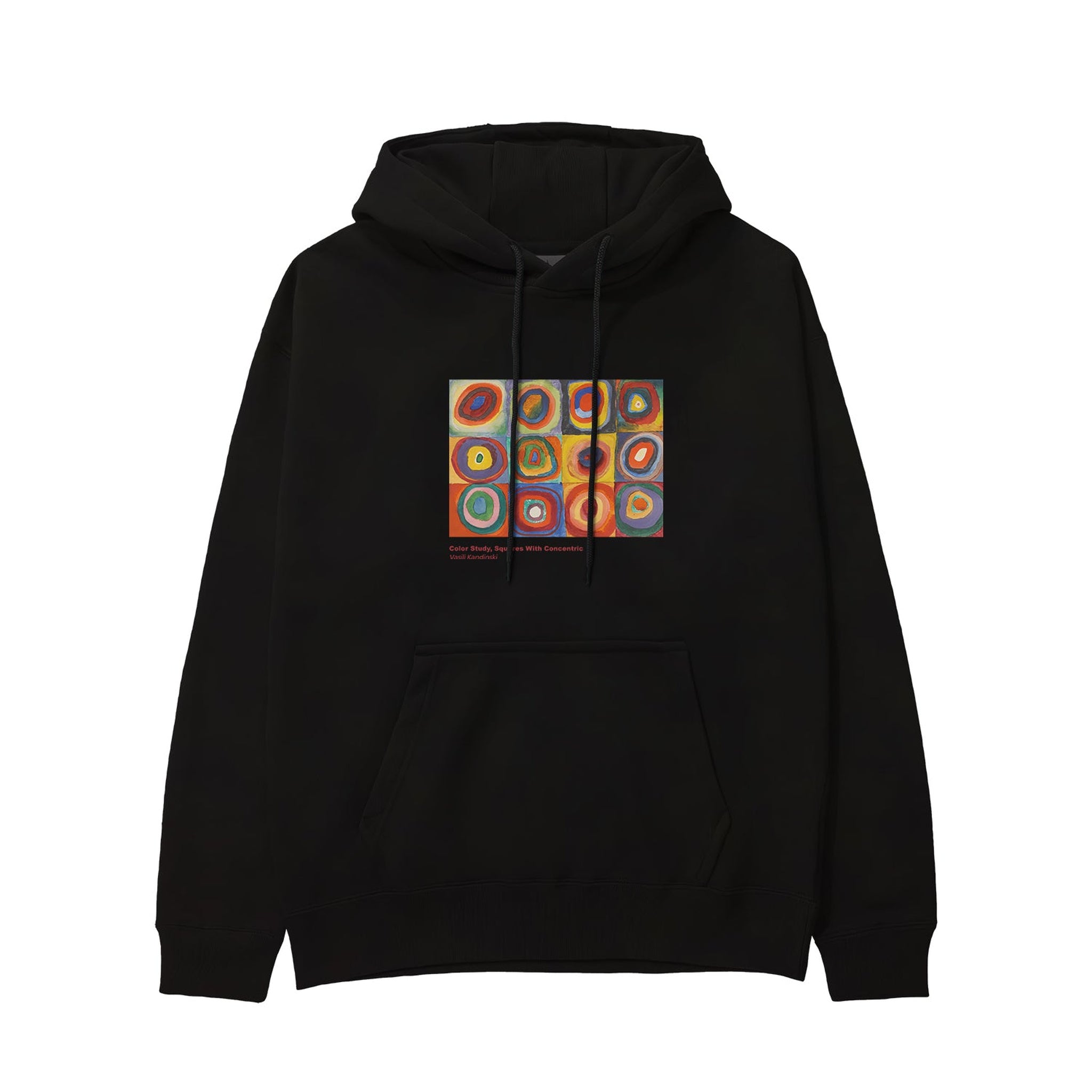 Color Study, Squares With Concentric Circles Hoodie