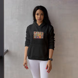 Color Study, Squares With Concentric Circles Hoodie