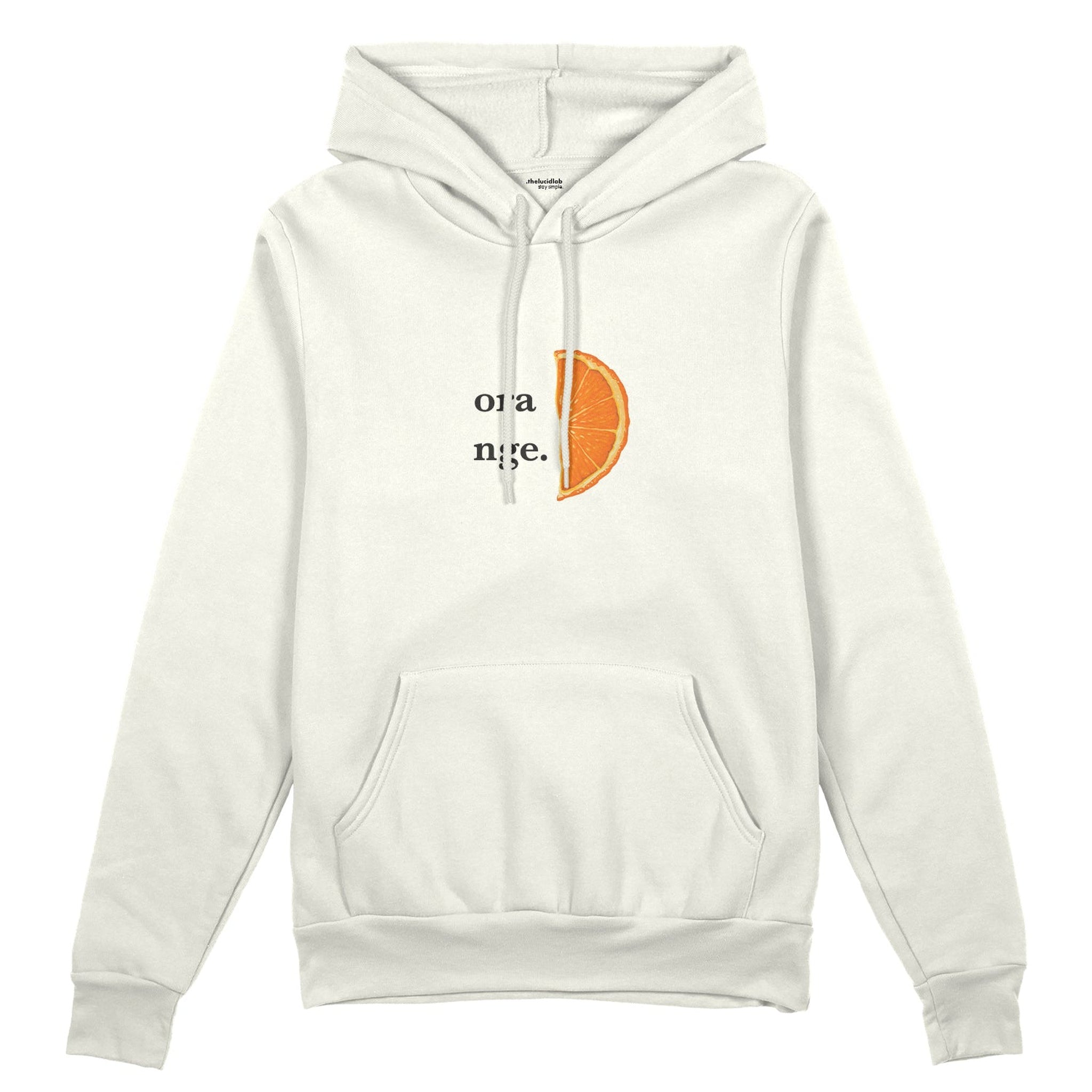 Orange Oversize Hoodie
