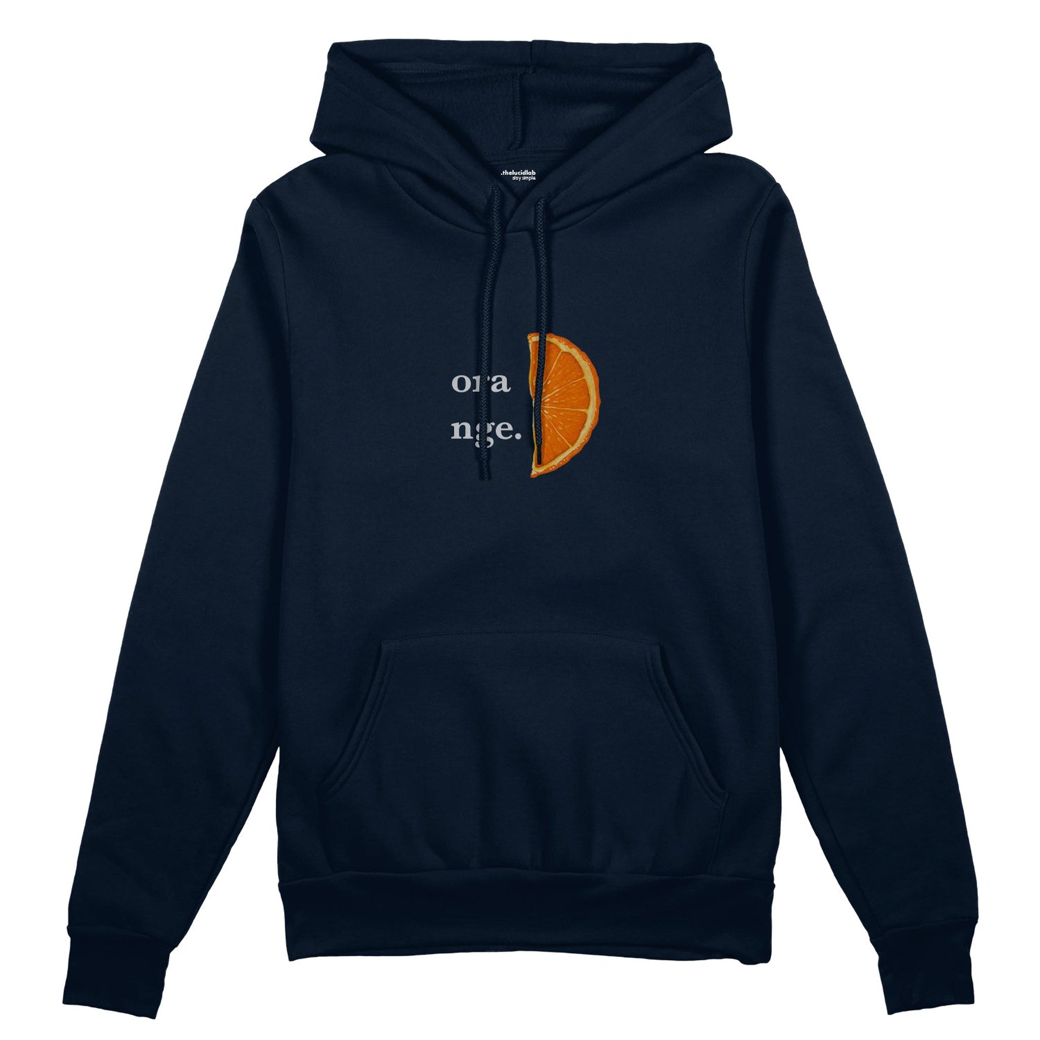 Orange Oversize Hoodie