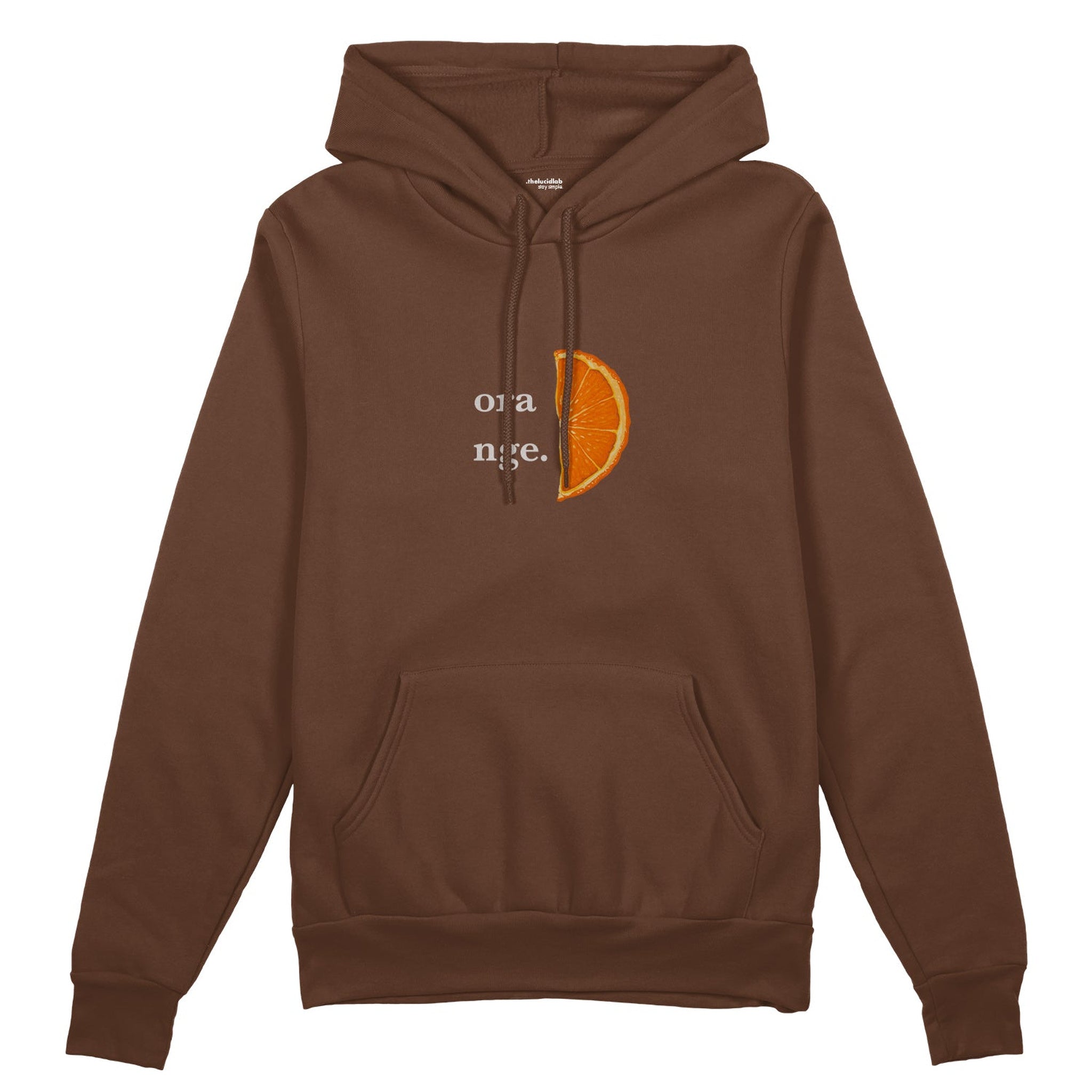 Orange Oversize Hoodie