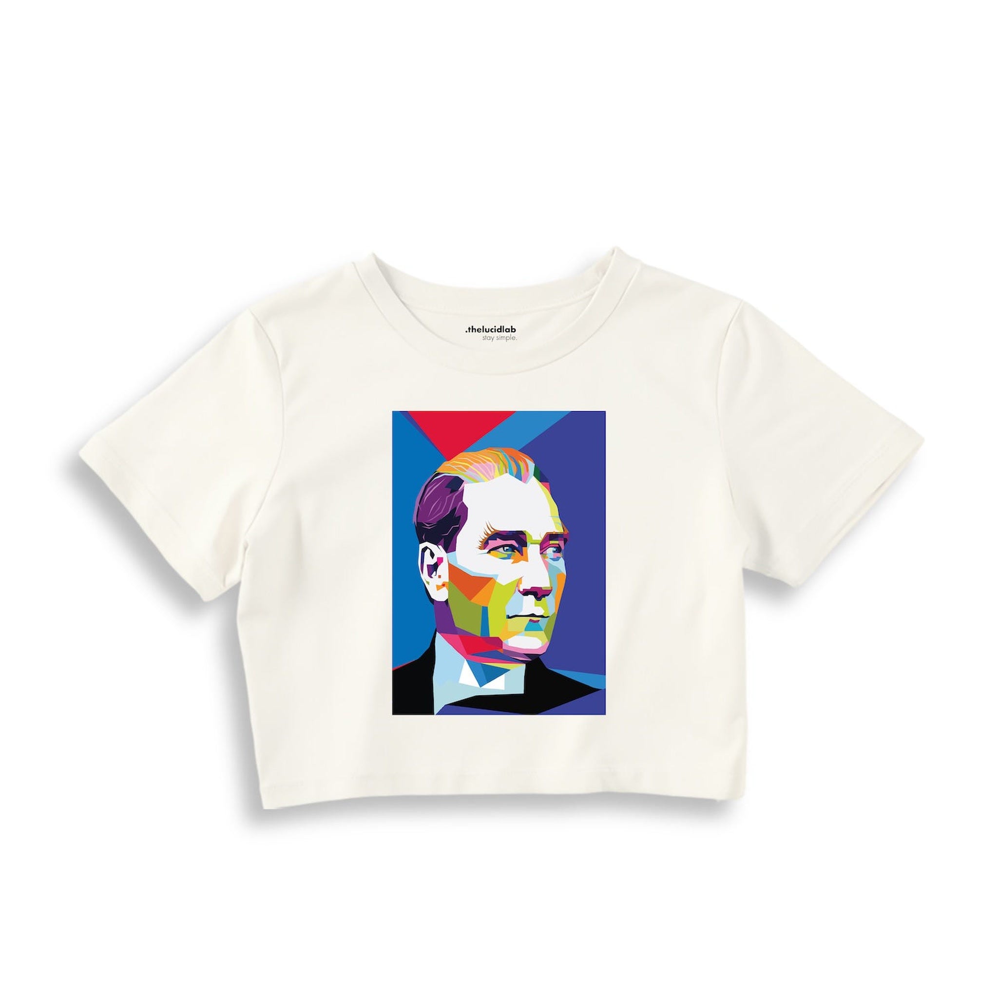 Atatürk Pop Art Crop Tişört