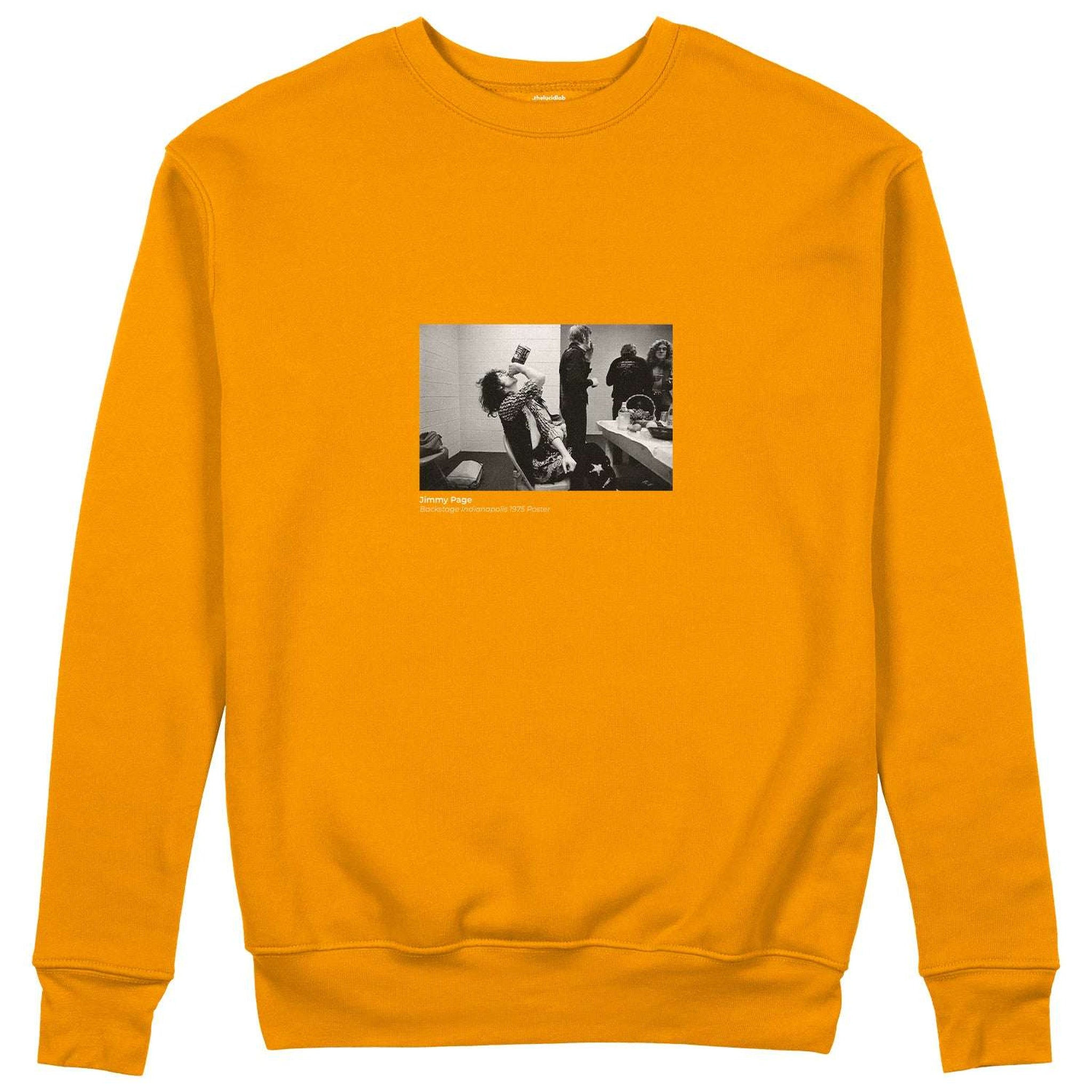 Jimmy Page Backstage Indianapolis 1975 Sweatshirt