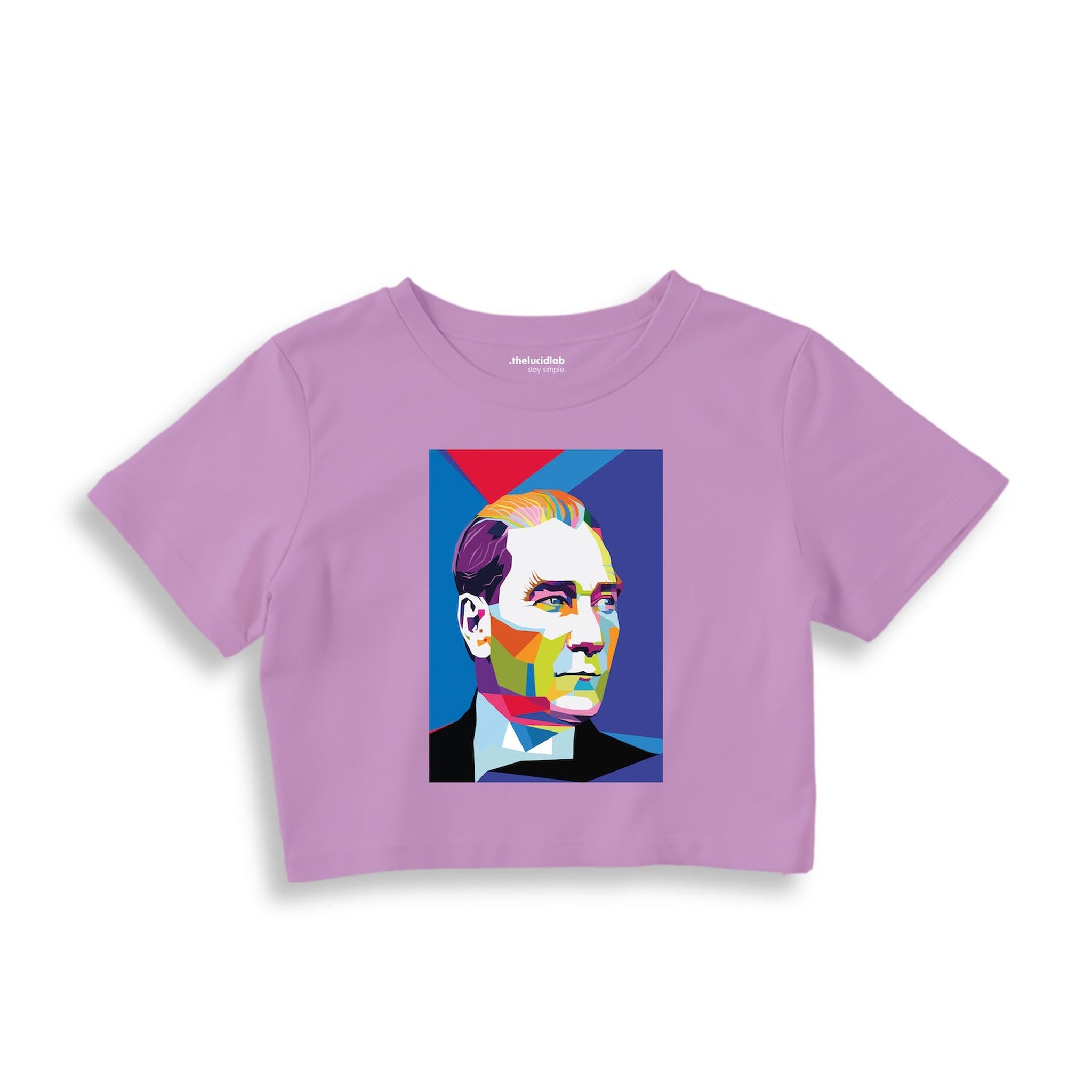 Atatürk Pop Art Crop Tişört