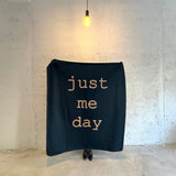 Just Me Day Navy Blue Polar Tv Battaniyesi