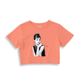 Audrey Hepburn Crop Tişört
