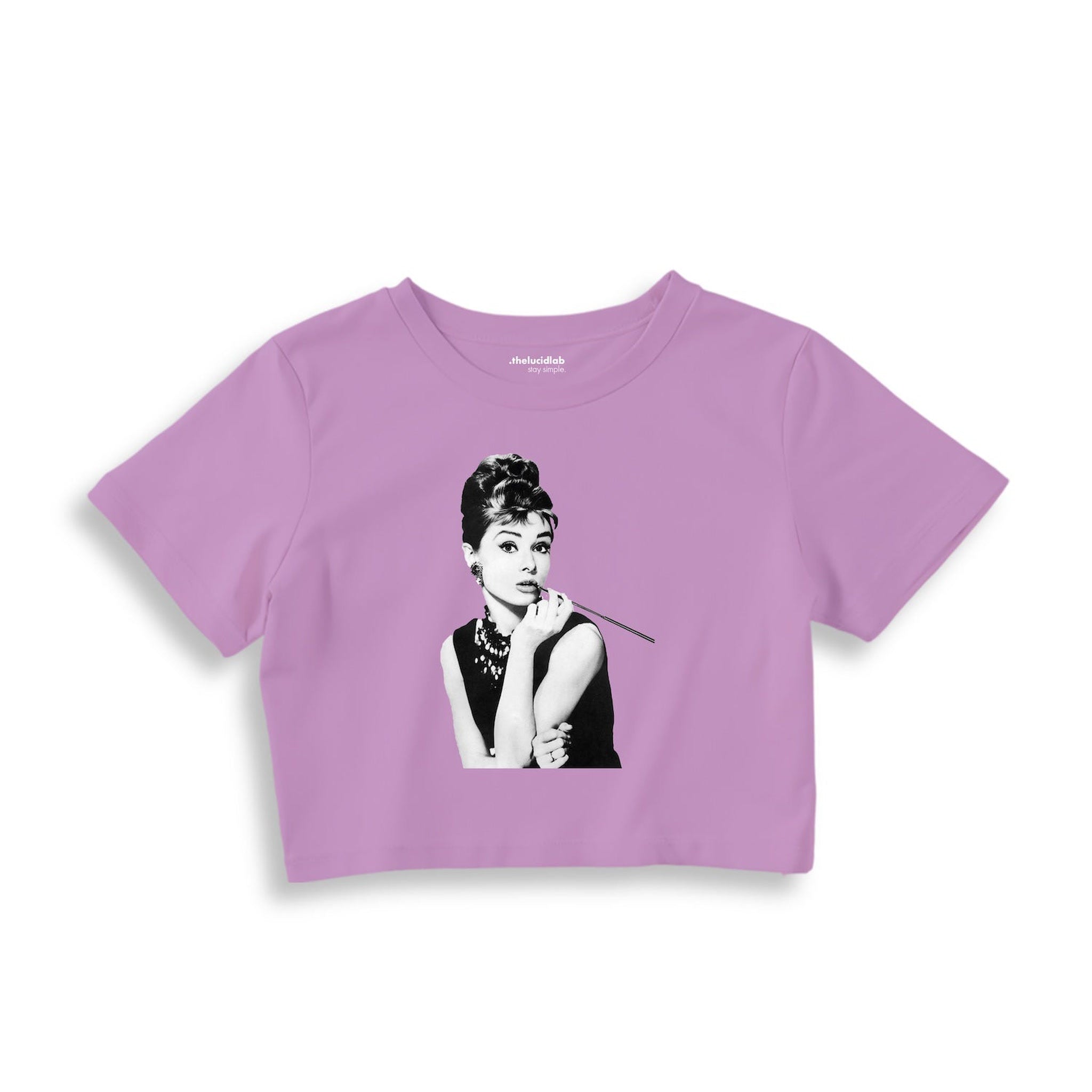 Audrey Hepburn Crop Tişört