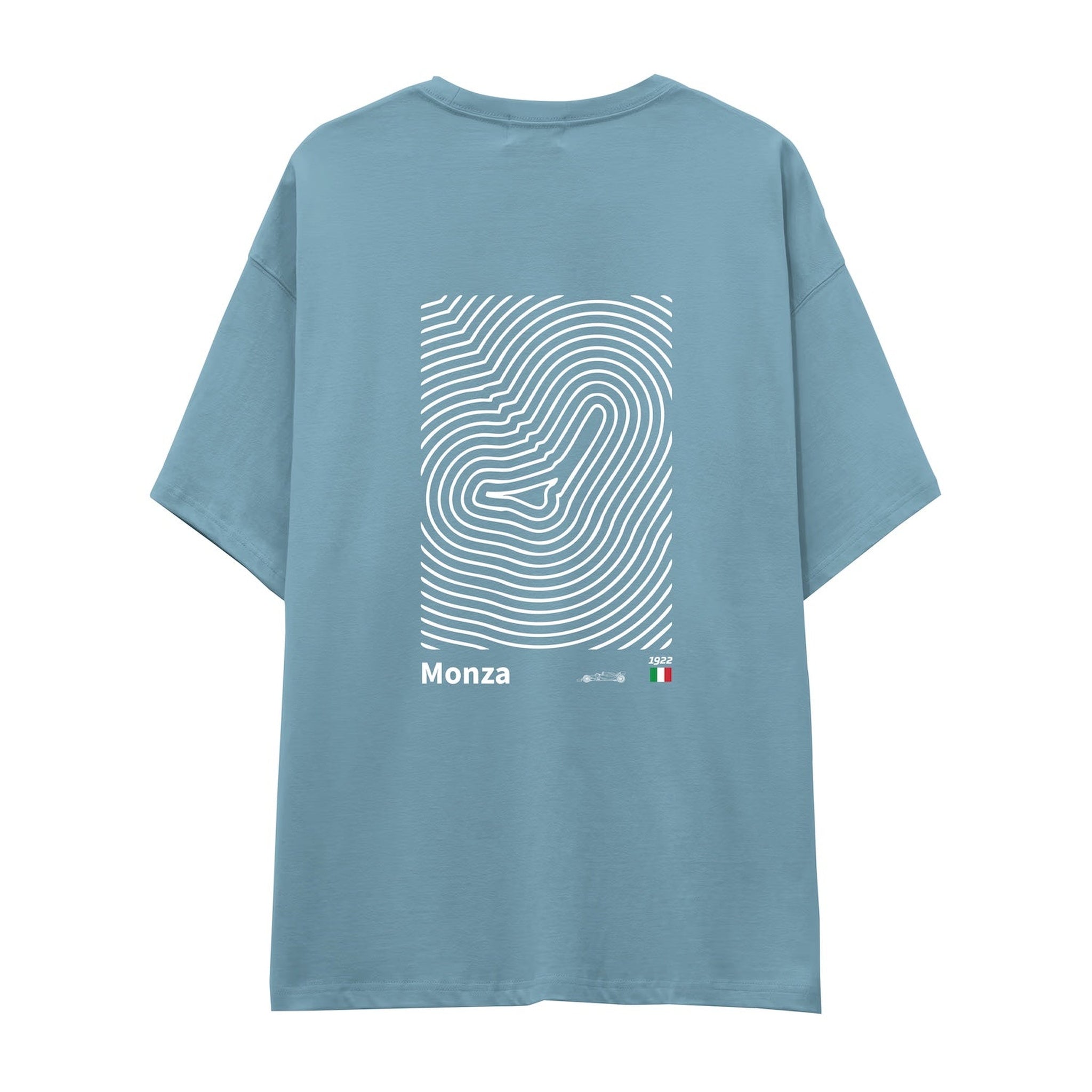 Monza Circuit Artwork Oversize Tişört