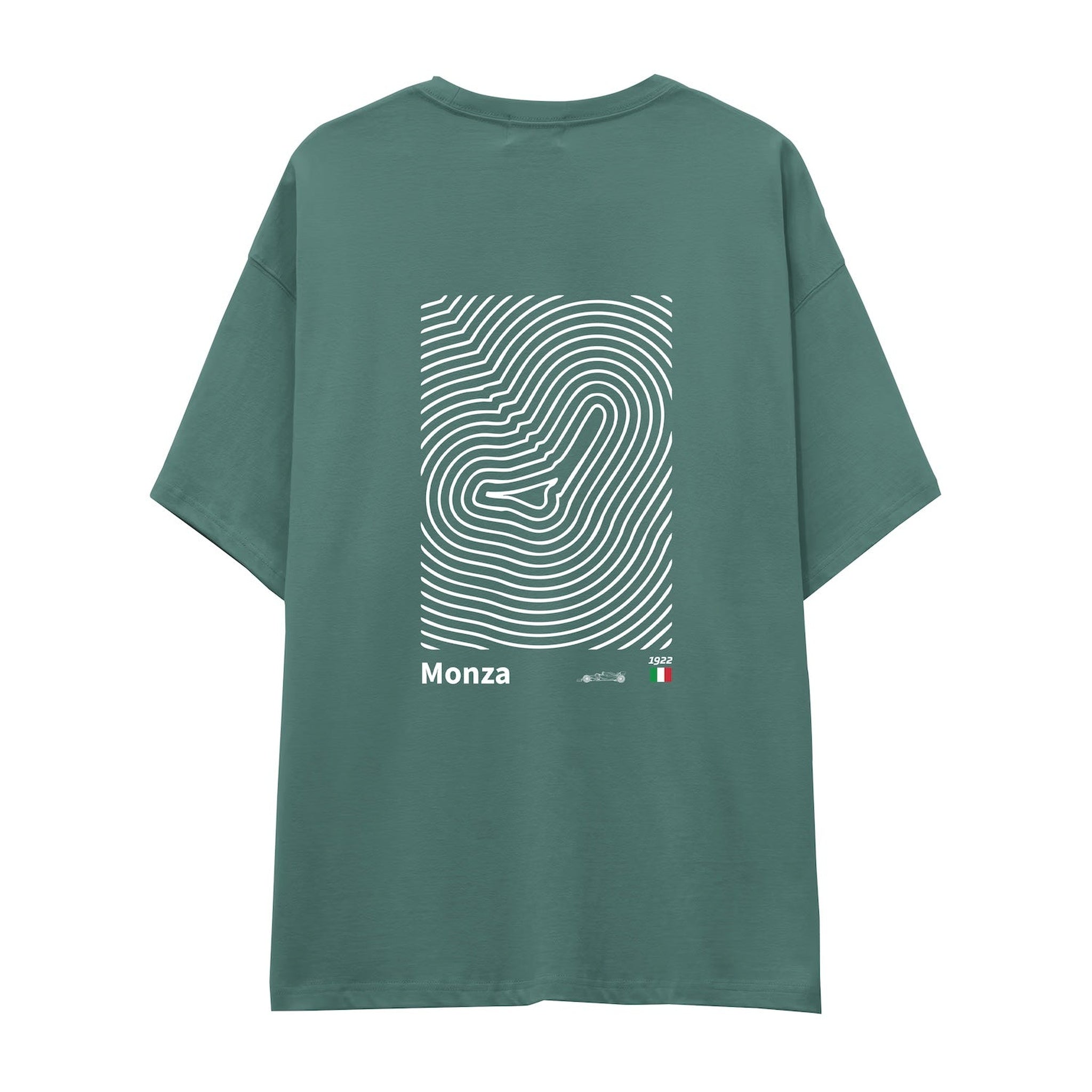 Monza Circuit Artwork Oversize Tişört