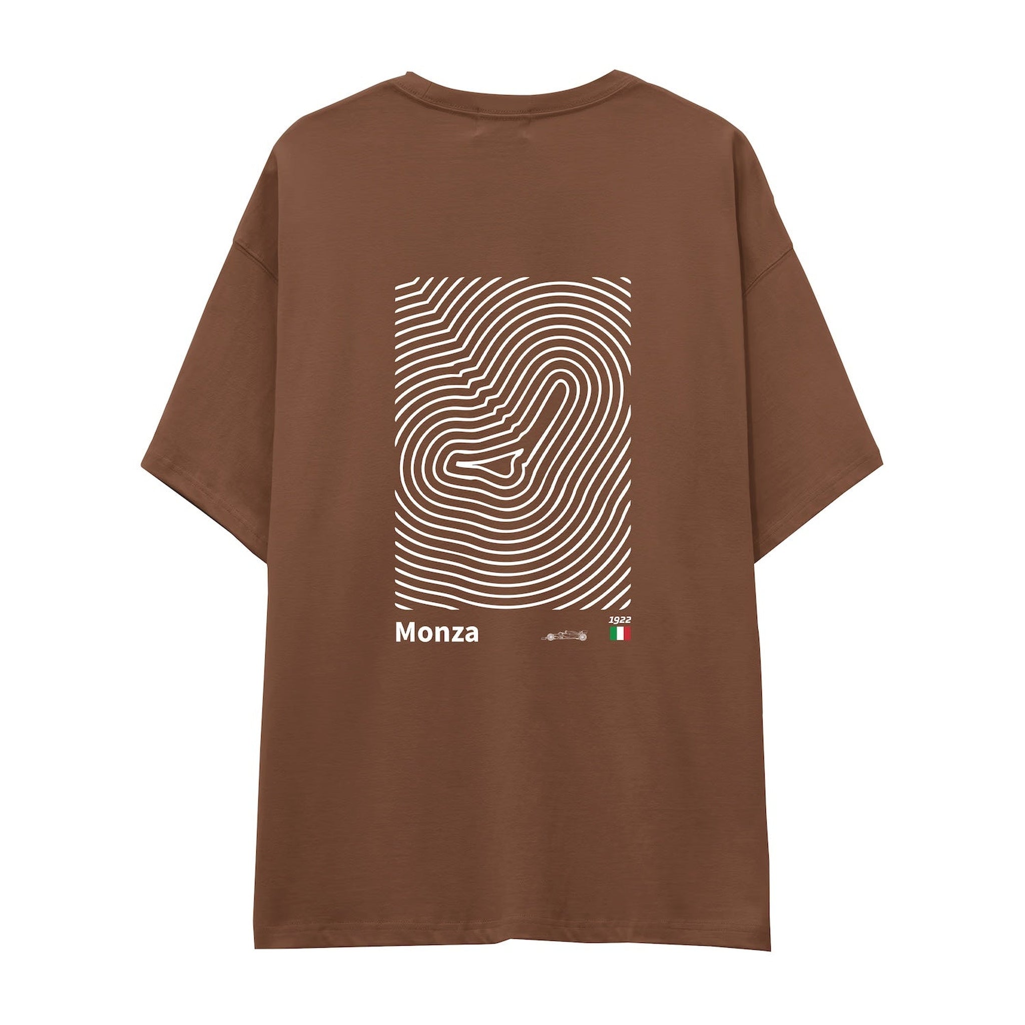 Monza Circuit Artwork Oversize Tişört