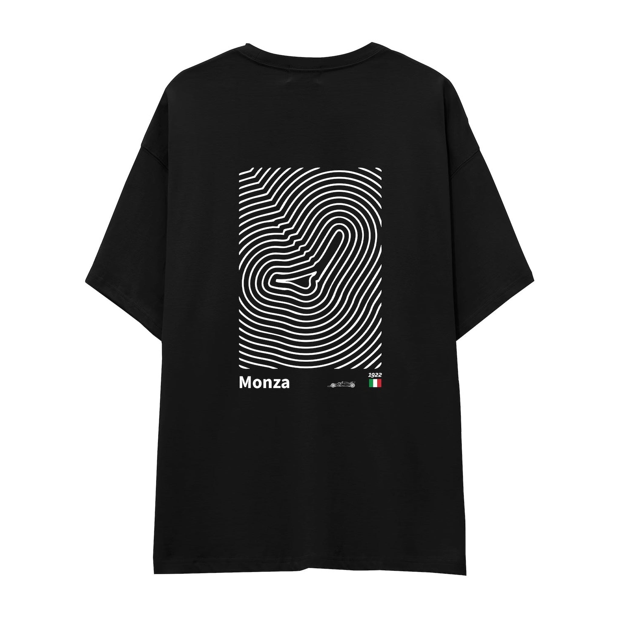 Monza Circuit Artwork Oversize Tişört