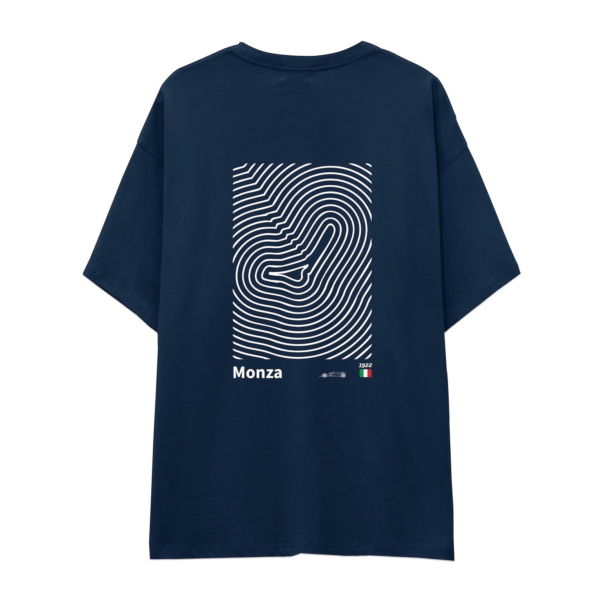 Monza Circuit Artwork Oversize Tişört
