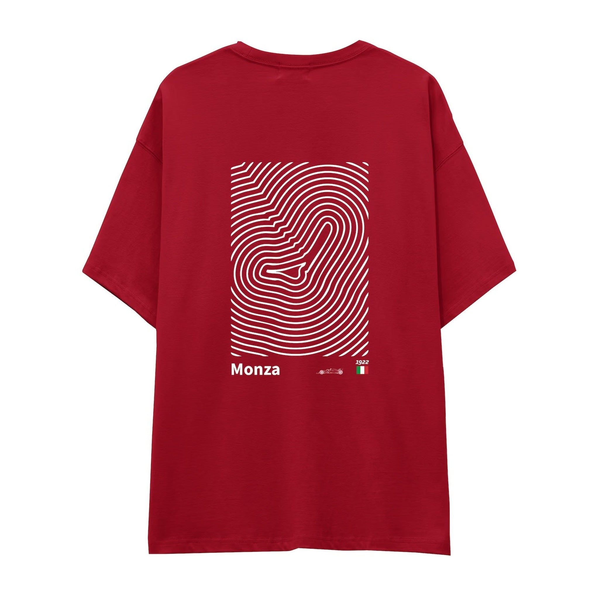 Monza Circuit Artwork Oversize Tişört