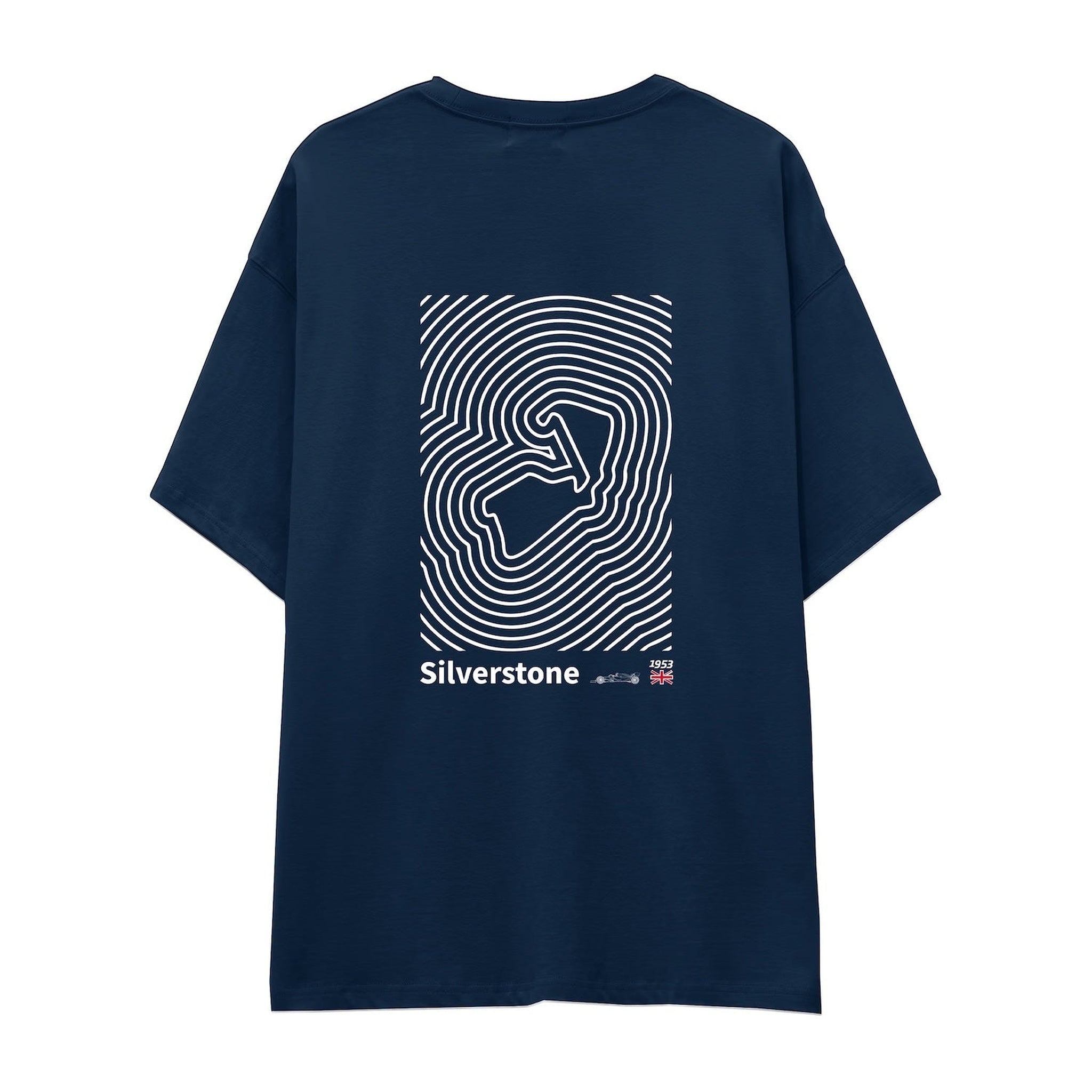 Silverstone Circuit Artwork Oversize Tişört
