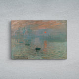 Impression, Sunrise Kanvas Tablo