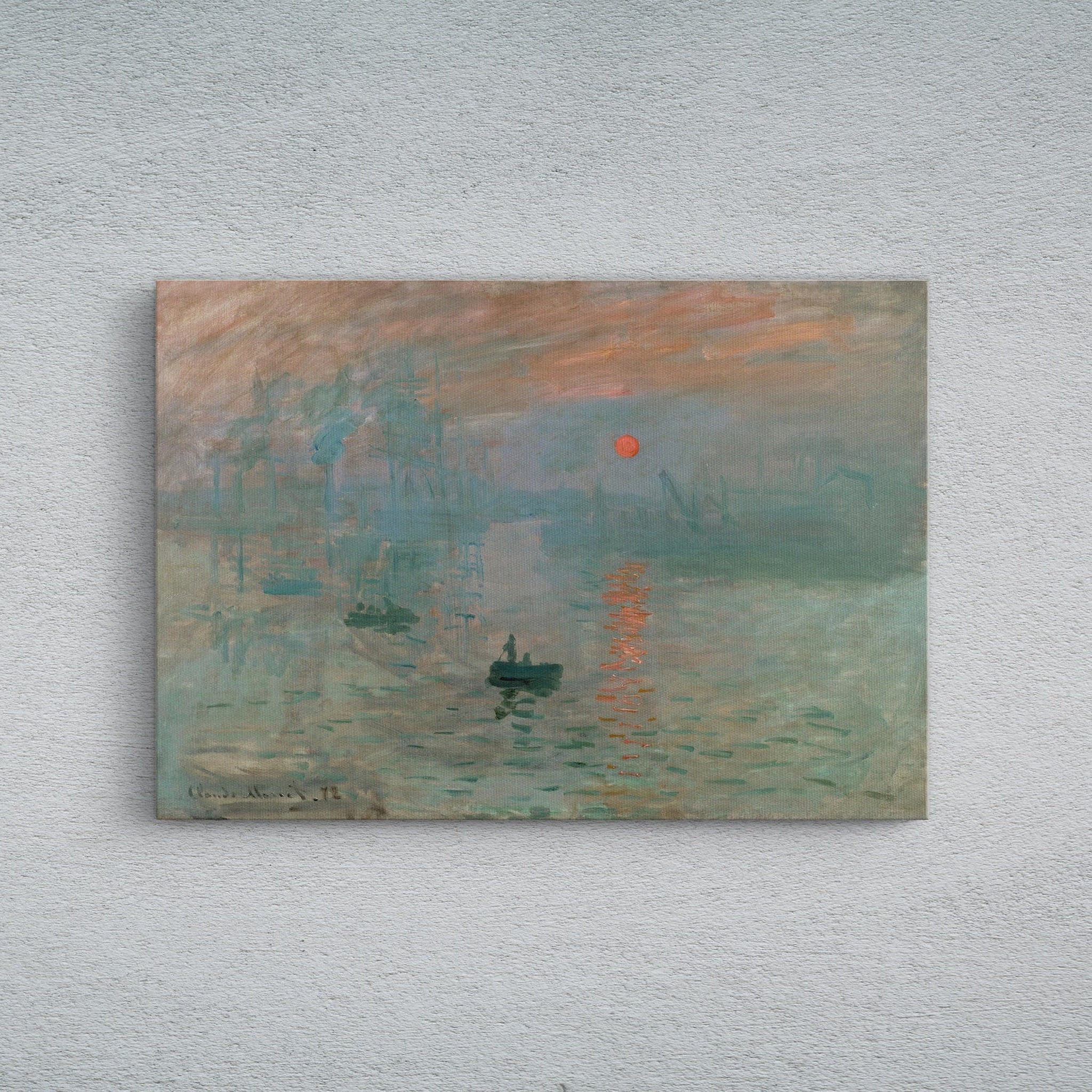 Impression, Sunrise Kanvas Tablo