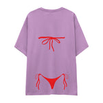 Red Bikini Oversize Tişört