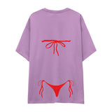 Red Bikini Oversize Tişört