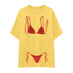 Red Bikini Oversize Tişört