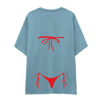 Red Bikini Oversize Tişört