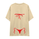 Red Bikini Oversize Tişört