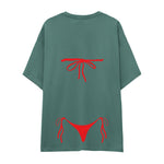 Red Bikini Oversize Tişört