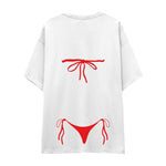 Red Bikini Oversize Tişört