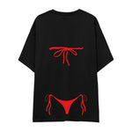 Red Bikini Oversize Tişört