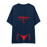 Red Bikini Oversize Tişört