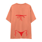 Red Bikini Oversize Tişört
