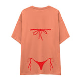 Red Bikini Oversize Tişört