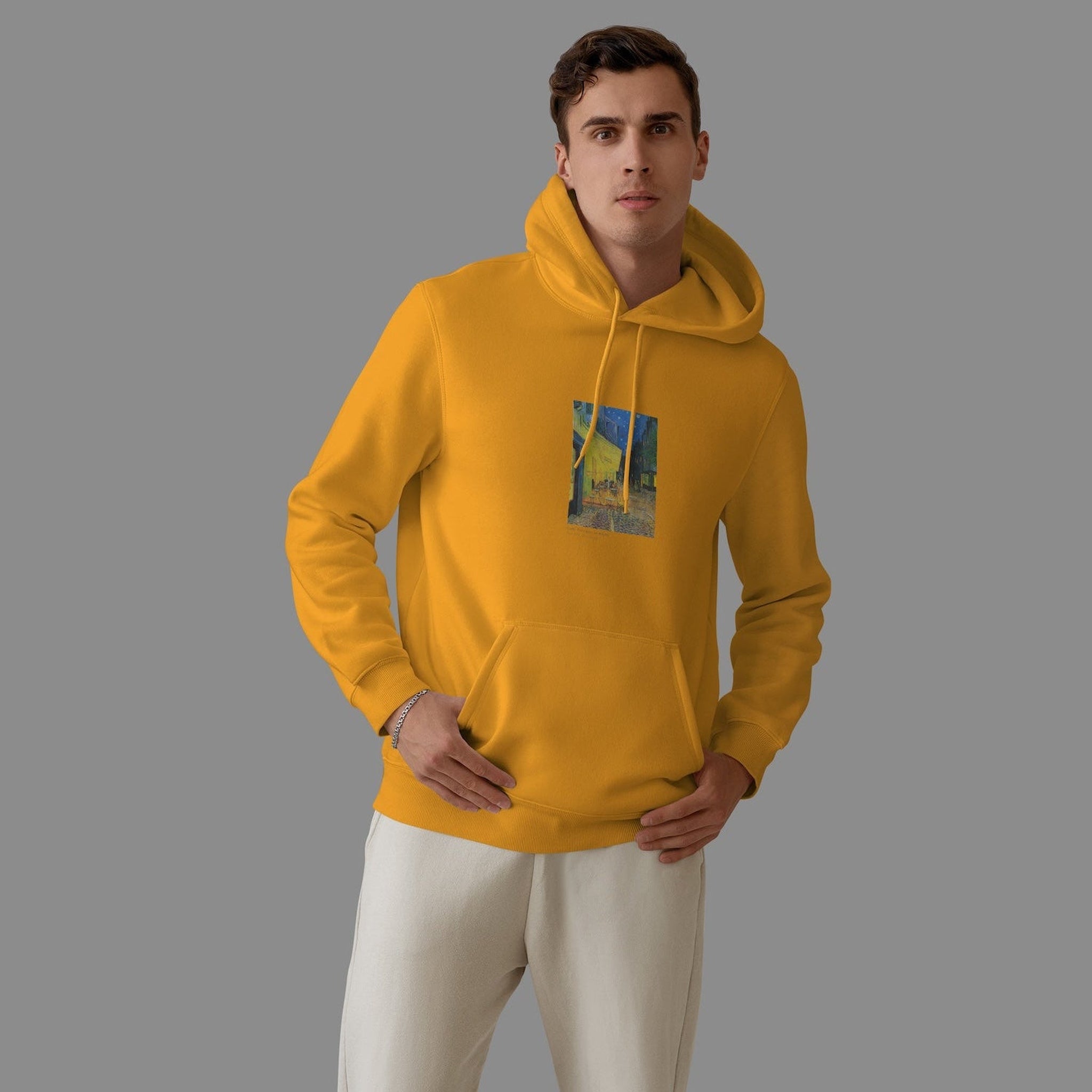 Café Terrace at Night Hoodie