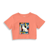 Bauhaus Cat Crop Tişört